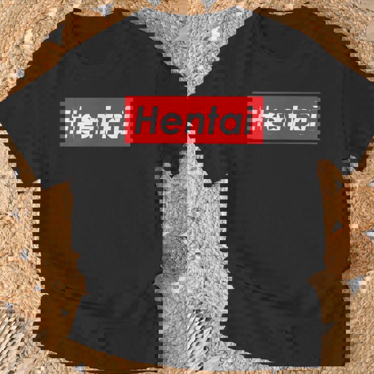 変態レッドボックスロゴ Tシャツ 高齢者への贈り物