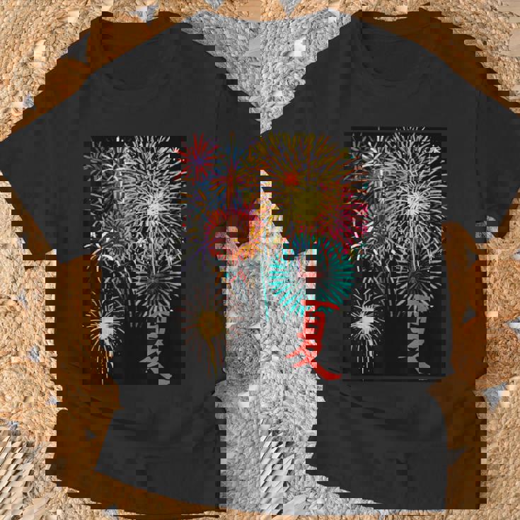 夏だね！花火だ！ Tシャツ 高齢者への贈り物