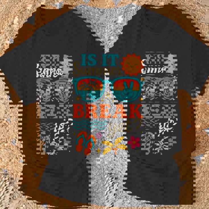 夏休みなのに、学校教師休暇の最終日 Tシャツ 高齢者への贈り物