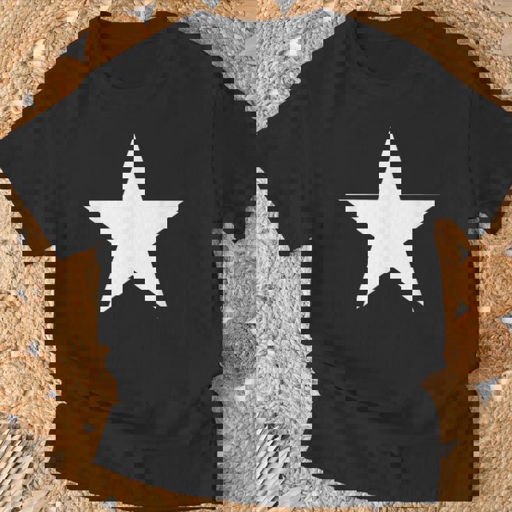 大きな白い星 Tシャツ 高齢者への贈り物