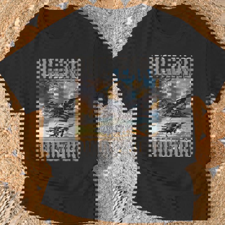 奇妙なミーム 面白い イタリアン ブレインロット ヌクレアロ 恐竜 キッズ Tシャツ 高齢者への贈り物