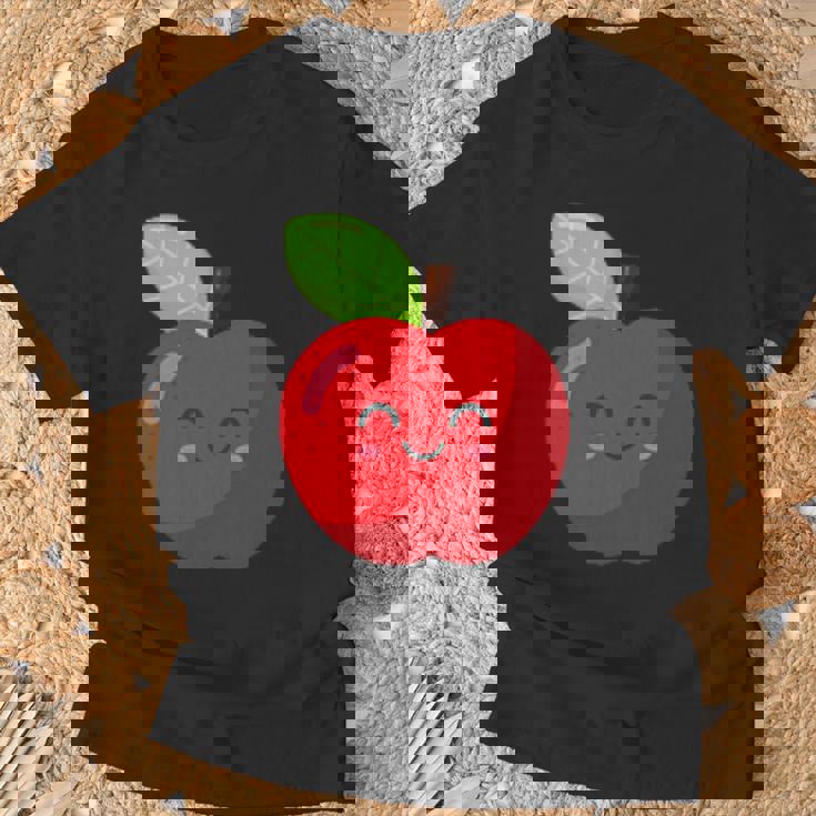 子供、女性、男性向けのミニマルな甘いリンゴ Tシャツ 高齢者への贈り物