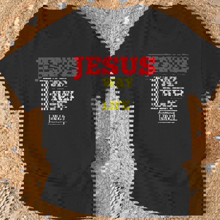 宗教信仰の信仰のためのキリスト教の聖句 Tシャツ 高齢者への贈り物