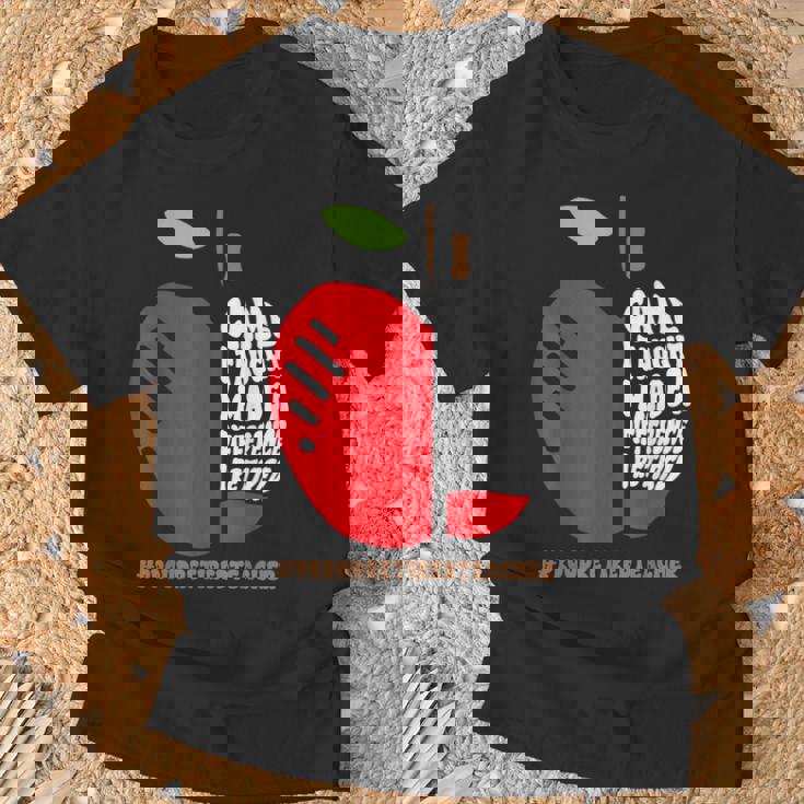 定年退職 教師人生 私は来た 教えられた 愛された 可笑しな定年退職 Tシャツ 高齢者への贈り物