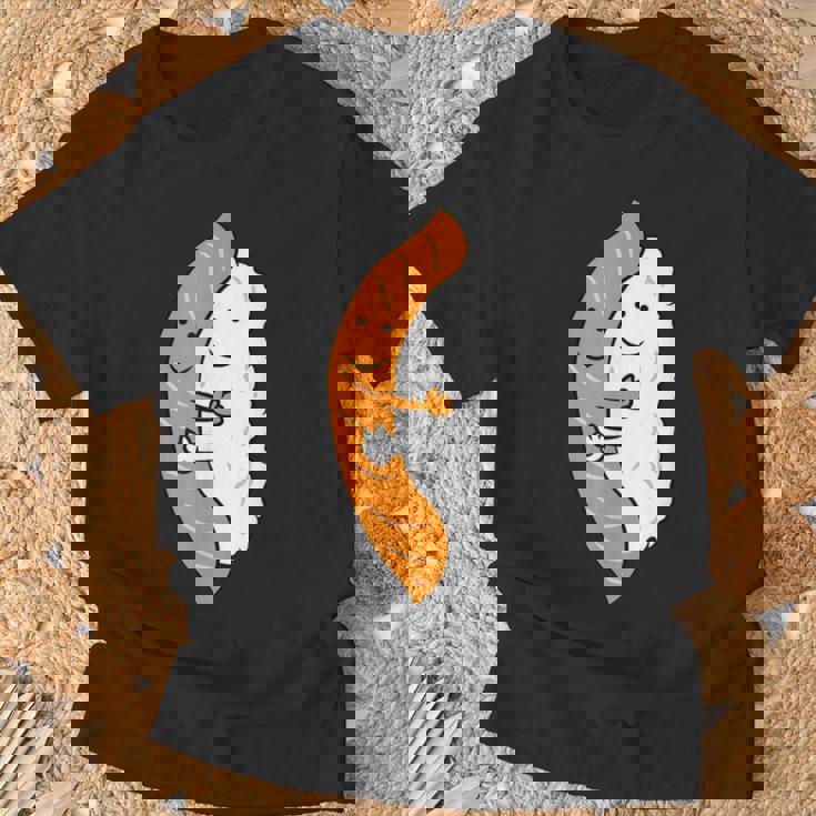 寿司ハギング サーモン キュート 和寿司 Tシャツ 高齢者への贈り物