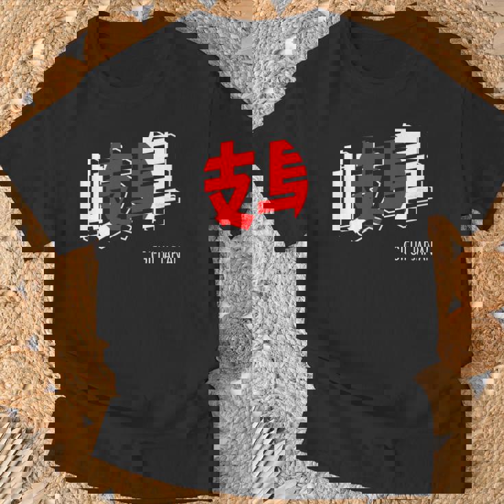 岐阜ジャパン 漢字単語 日本国旗テーマ Tシャツ 高齢者への贈り物