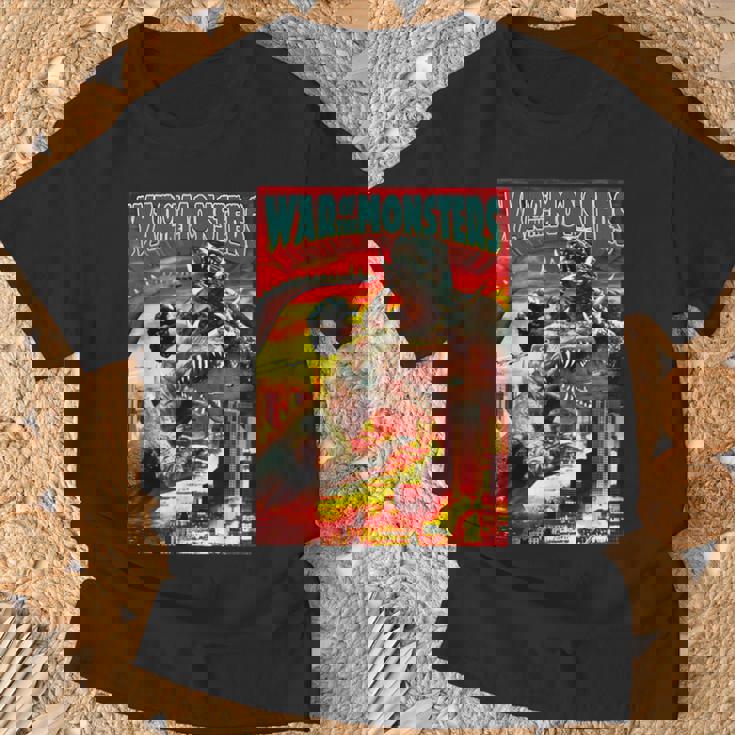 怪獣戦争 怪獣ホラー Tシャツ 高齢者への贈り物