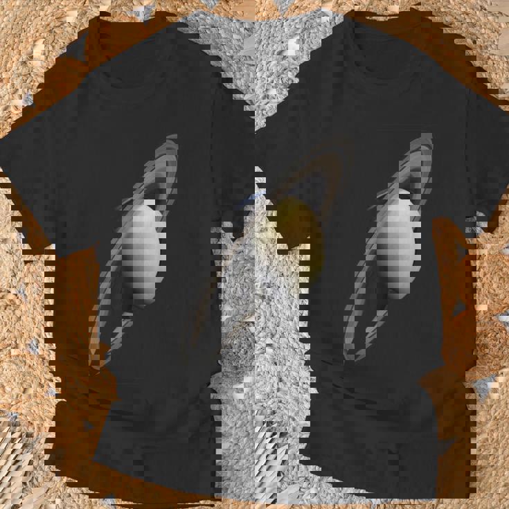 惑星 土星 太陽系 惑星 天文学 科学 Tシャツ 高齢者への贈り物