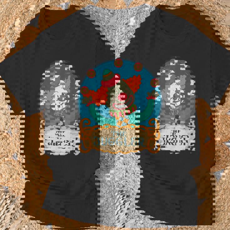 愉快なピエロ ジャグリングボール ジャグラー プロ仕様 ジャグラー Tシャツ 高齢者への贈り物