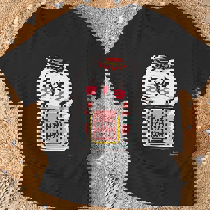 愛しすぎて大好きすぎる。ペアデザインにゃんこジャム ダークカラー Tシャツ 高齢者への贈り物