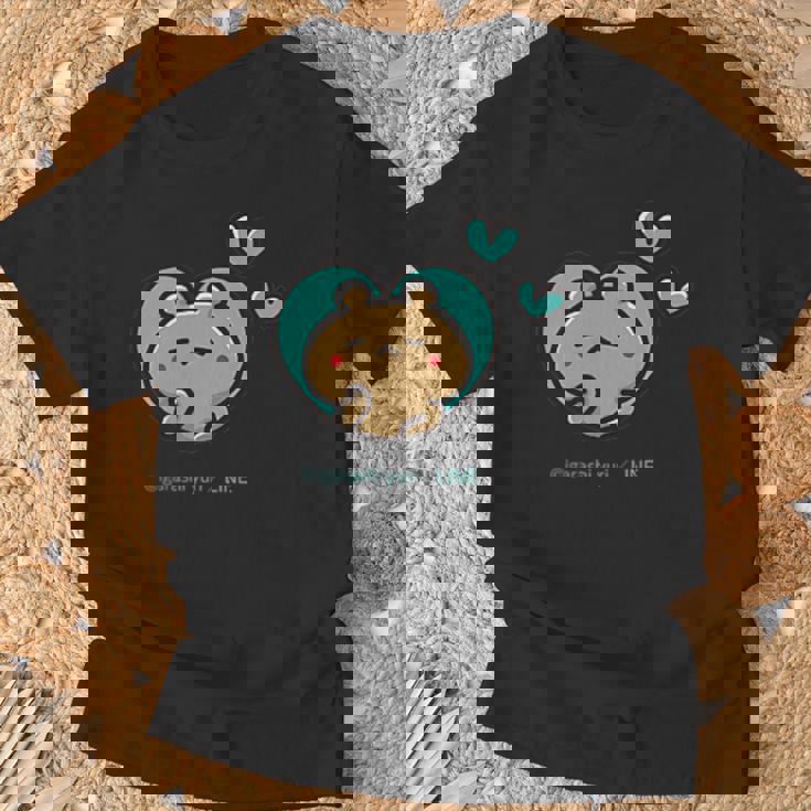 愛しすぎて大好きすぎる。ペアデザイン２くま Tシャツ 高齢者への贈り物