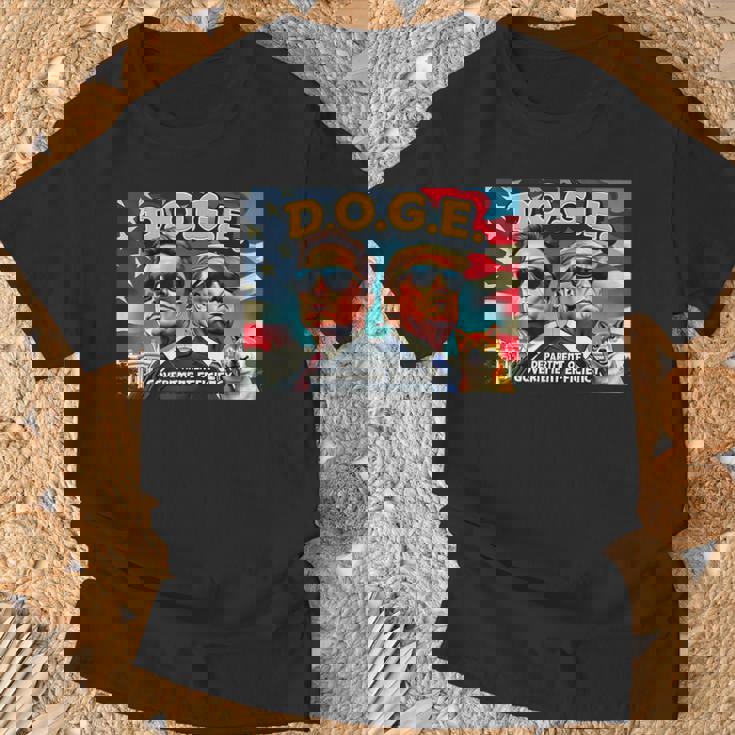 政府効率省 イーロン・マスク・ドナルド・トランプ Tシャツ 高齢者への贈り物