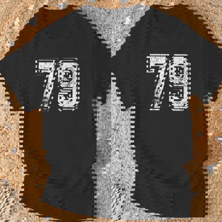 数字 79 ヴィンテージ 1979 誕生日 ヴィンテージ風 Tシャツ 高齢者への贈り物