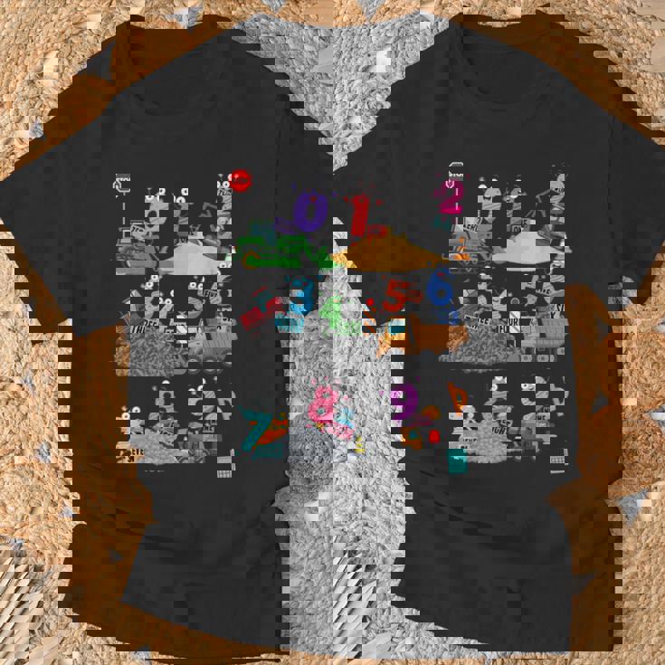 数学の日のコスチューム アイデアに数字付き キッズ 数学 数字 Tシャツ 高齢者への贈り物