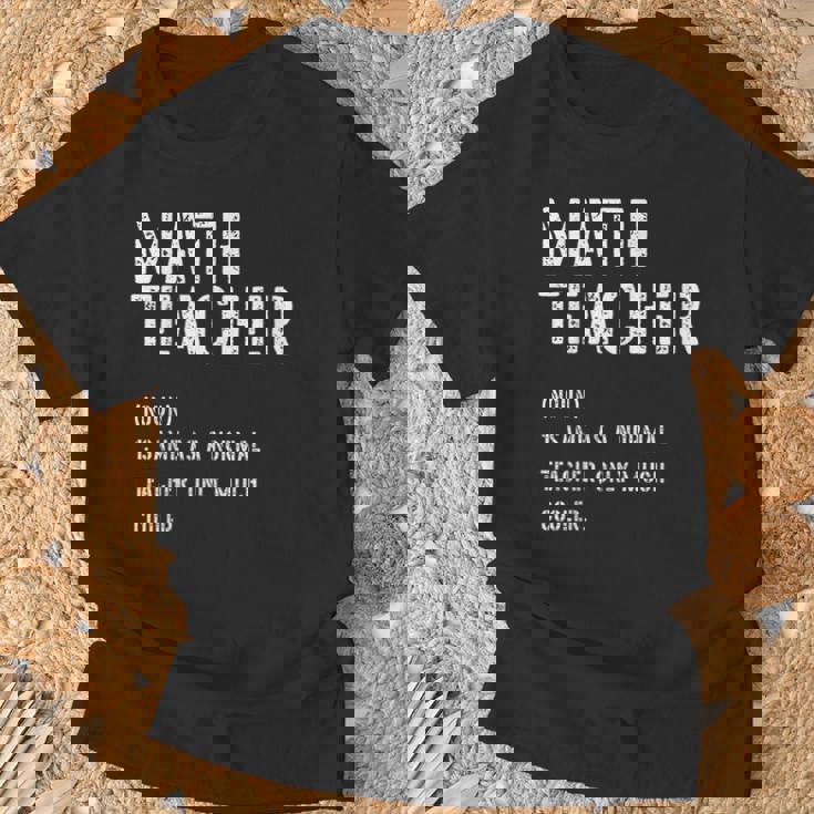 数学先生 定義シャツ 学校の初日 Tシャツ 高齢者への贈り物