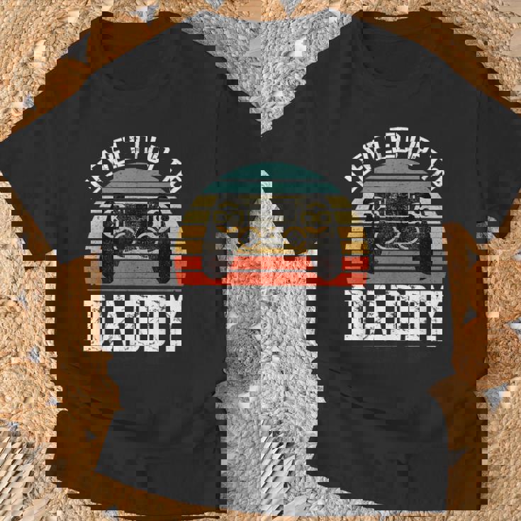 新米パパ 父の日 パパにレベルアップ Tシャツ 高齢者への贈り物