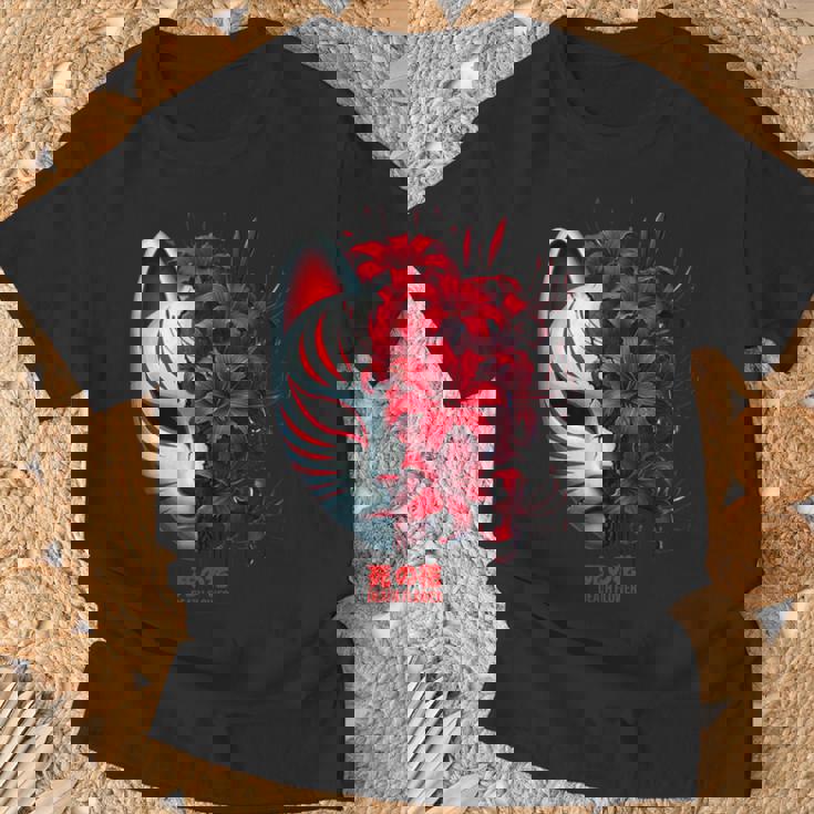 日本の百合 アニメ 花 蜘蛛 恋人 美学 オタク Tシャツ 高齢者への贈り物