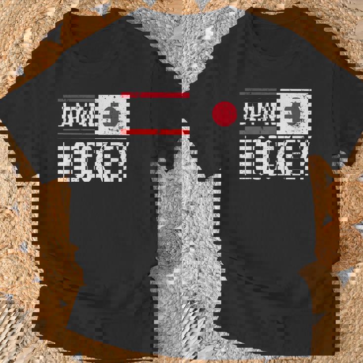 日本アイスホッケーチームフラッグスポーツ選手ファン Tシャツ 高齢者への贈り物