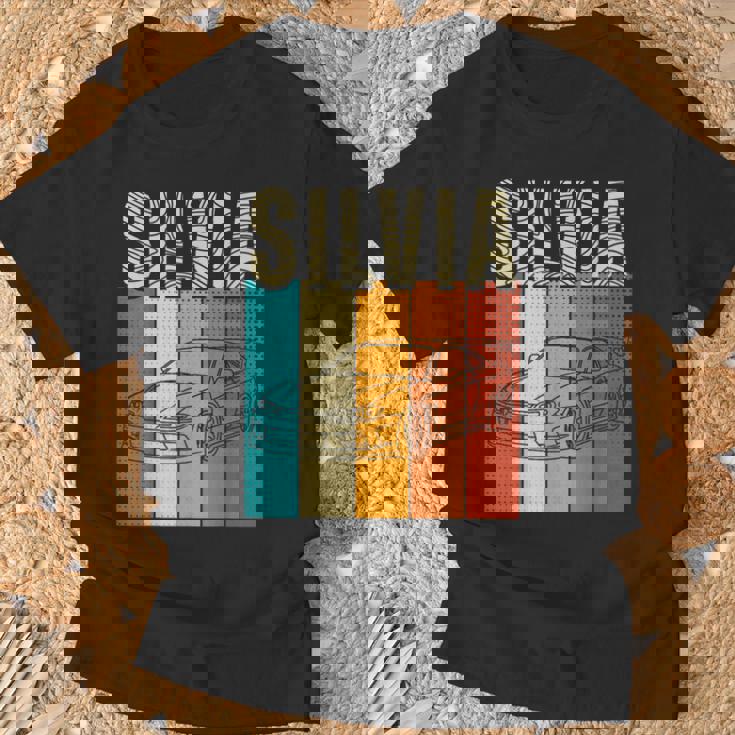 日本シルビア15 チューニング スポーツカー レジェンド 90年代 ヴィンテージ Tシャツ 高齢者への贈り物