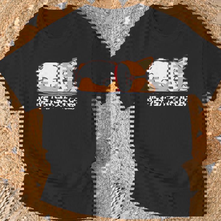 明日から本気出す ウェルシュ・コーギー・ペンブローク犬・ 犬好き かわいい おもしろ 面白い Tシャツ 高齢者への贈り物