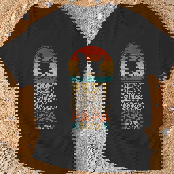 最高のゴールデンレトリバー・パパ、父の日 Tシャツ 高齢者への贈り物