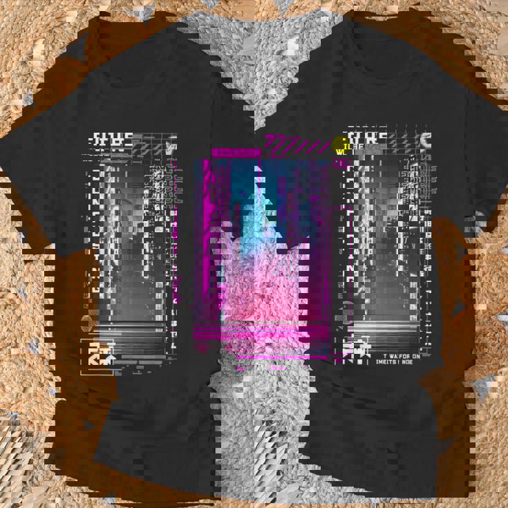 東京サイバーパンク ヴェイパーウェーブ 日本のレトロな雰囲気の美学 Tシャツ 高齢者への贈り物