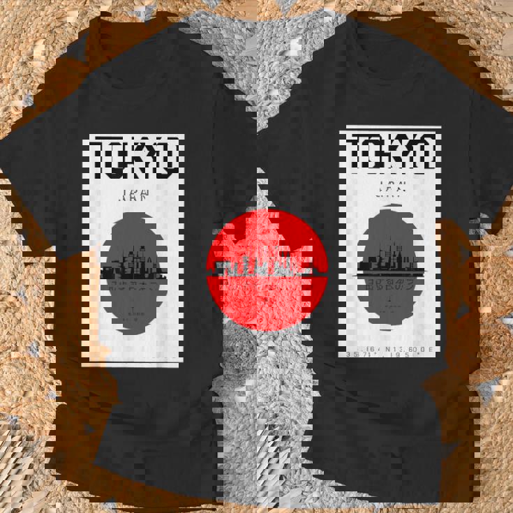 東京都 日本スタイル グラヒック 日本文化 Tシャツ 高齢者への贈り物