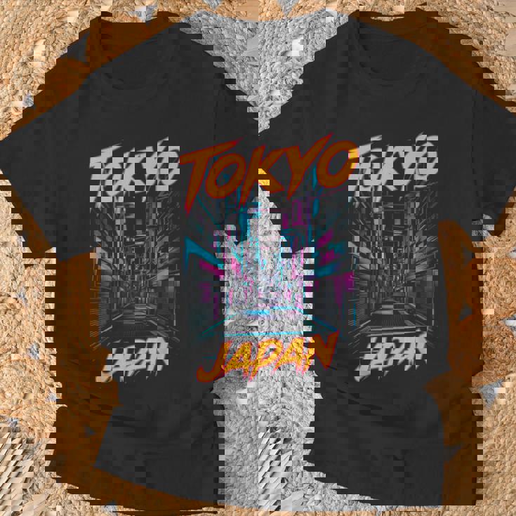 東京都 日本 アニメ スタイル 美的 芸術 アジアン 日本 Tシャツ 高齢者への贈り物