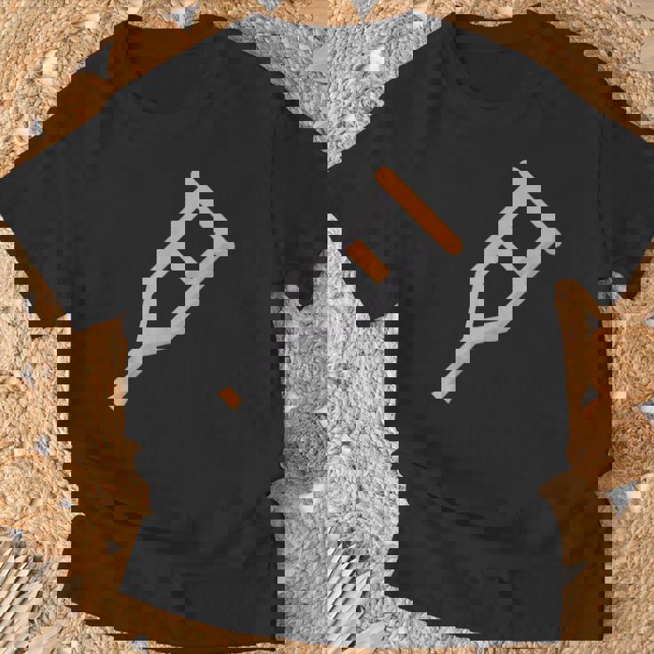 松葉杖 Tシャツ 高齢者への贈り物