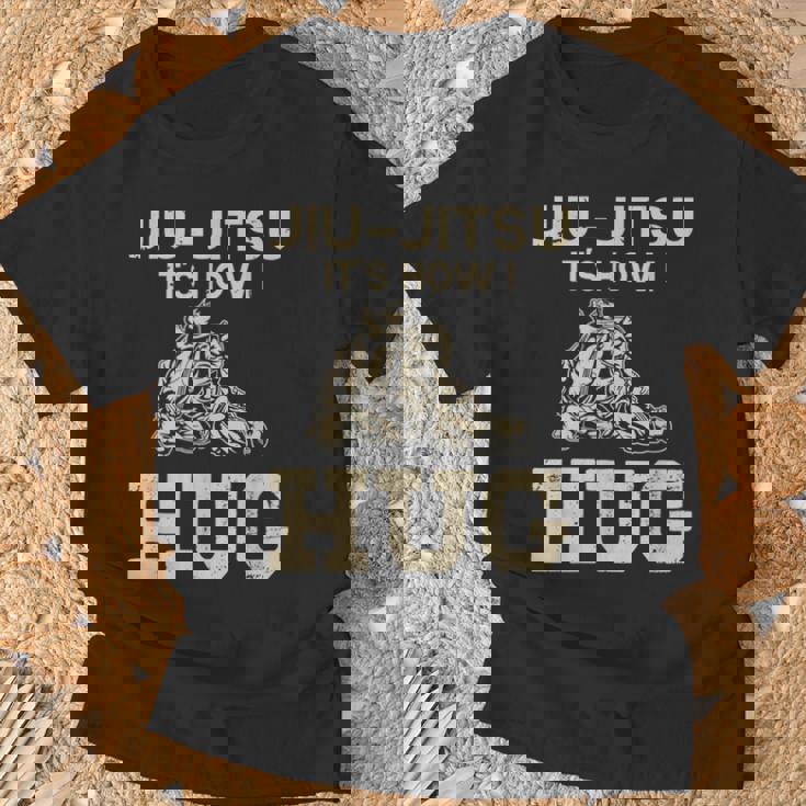 柔術ファイター Its How I Hug Tシャツ 高齢者への贈り物