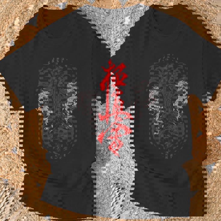極真会館空手ドラゴン Tシャツ 高齢者への贈り物