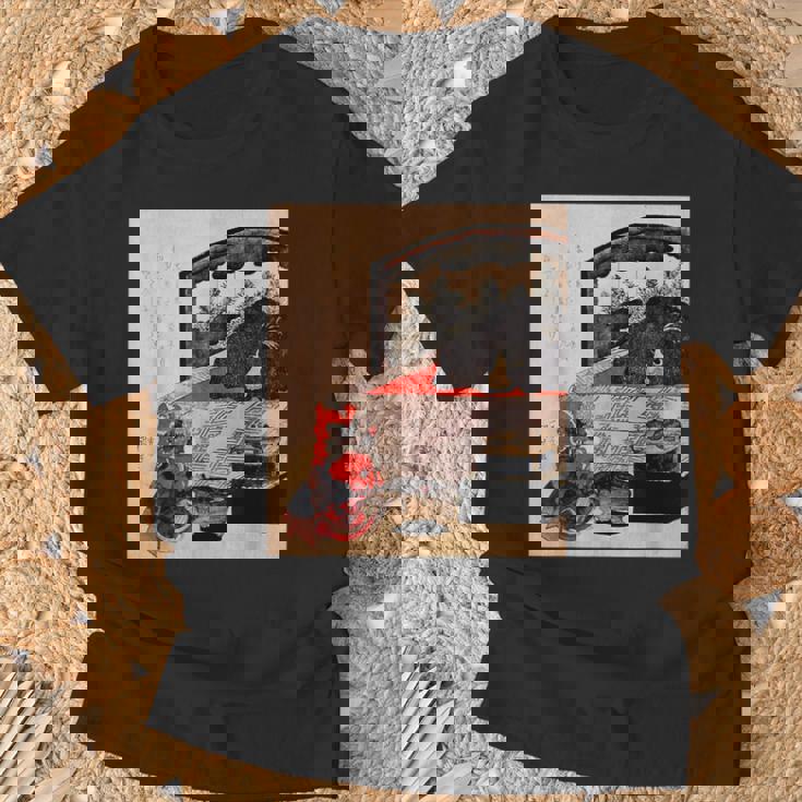 歌川国芳 訓練中の遊女 Tシャツ 高齢者への贈り物