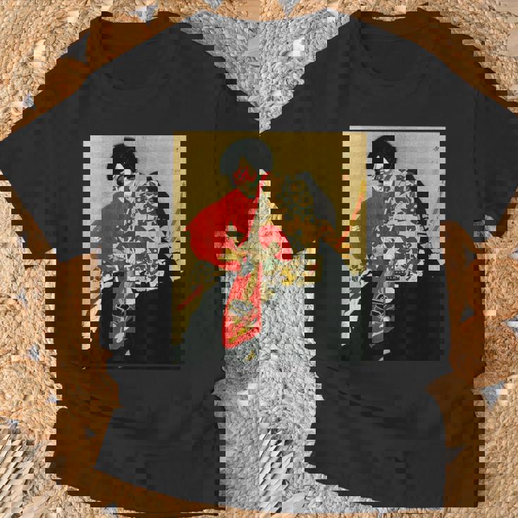 歌舞伎 俳優 日本劇出演者 四世片岡市蔵 上使の弁慶 役者絵 Tシャツ 高齢者への贈り物