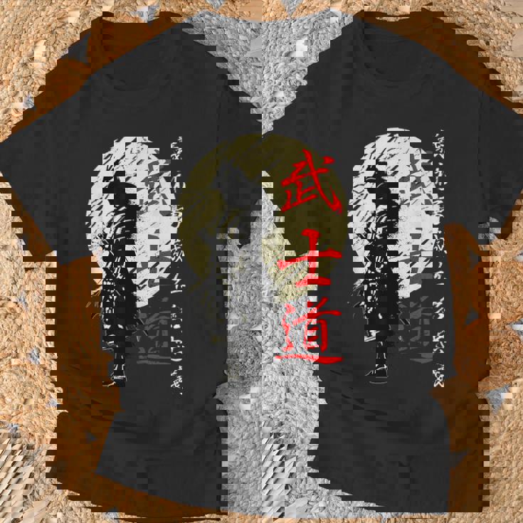 武士道コード侍戦士漢字 Tシャツ 高齢者への贈り物