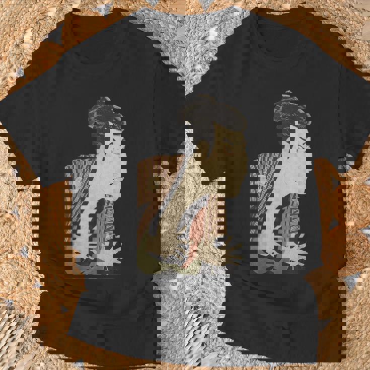 浮世絵 写楽 日本人俳優 大谷鬼治 レトロプリントシャツ Tシャツ 高齢者への贈り物
