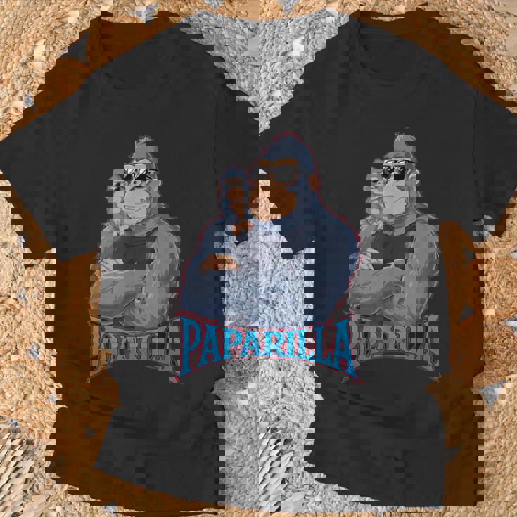 父ゴリラ 父娘ゴリラ Tシャツ 高齢者への贈り物