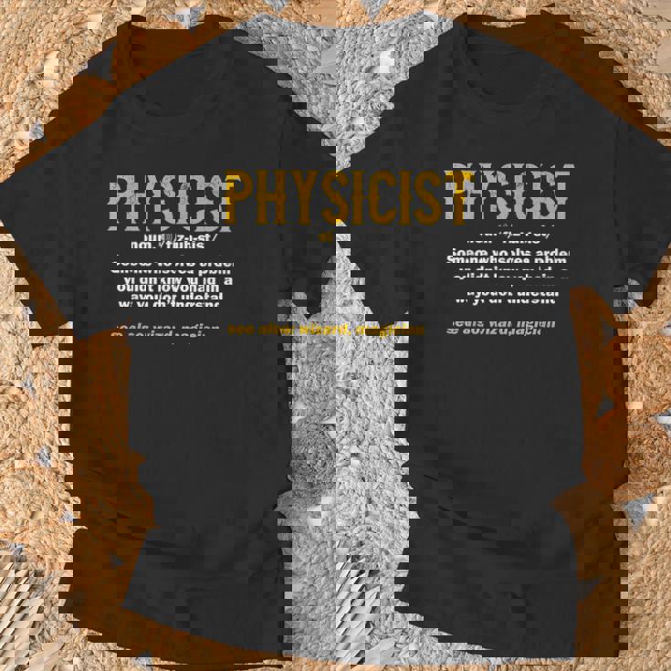 物理学者 定義 科学 オタク 面白い 魔法 Tシャツ 高齢者への贈り物