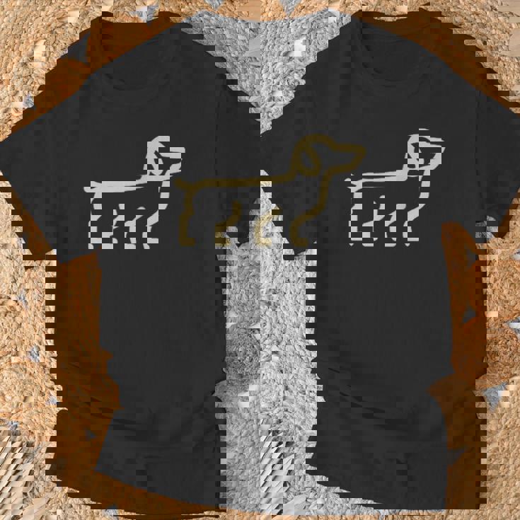 犬 リトルダックスフンド Tシャツ 高齢者への贈り物