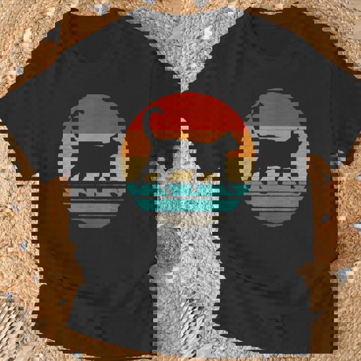 猫 レトロスタイル ビンテージ Tシャツ 高齢者への贈り物
