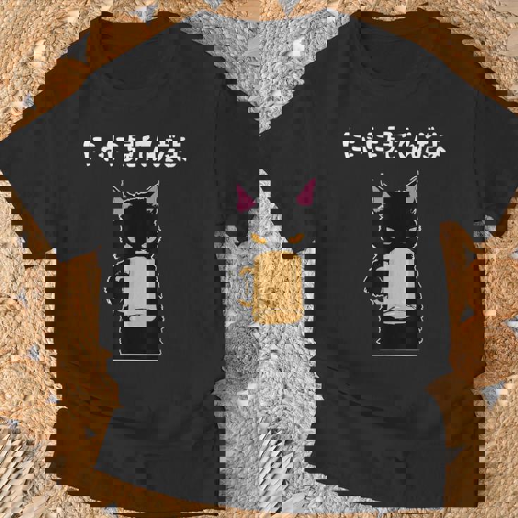 おもしろ 猫好き 猫飼い 猫 ネコ ねこ 黒猫 くろねこ好き 面白い サプライズ ギフト にゃんこ かわいい Tシャツ 高齢者への贈り物