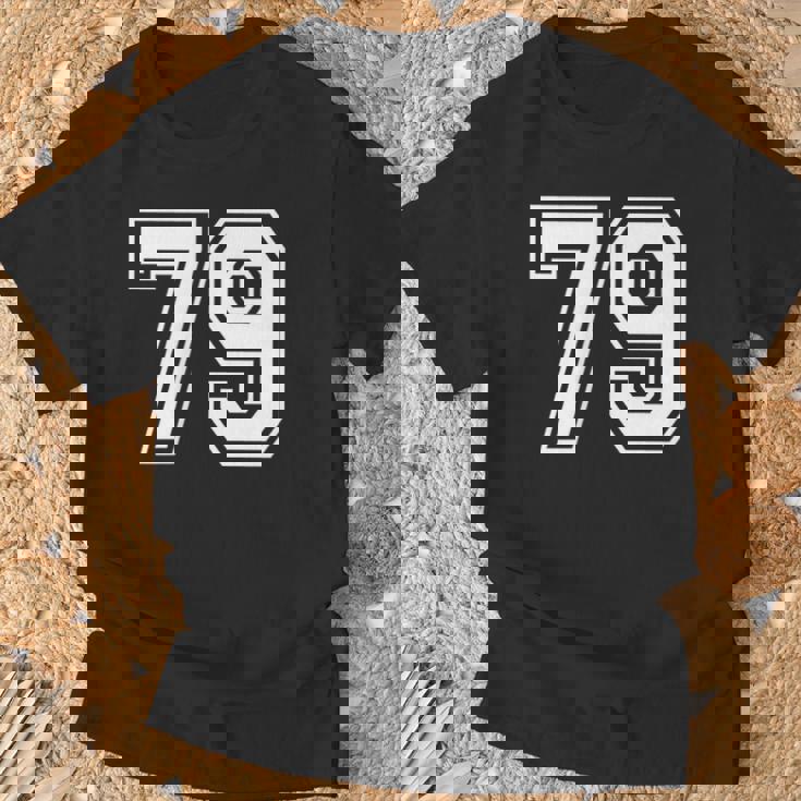 番号 79インチ ホワイト Tシャツ 高齢者への贈り物