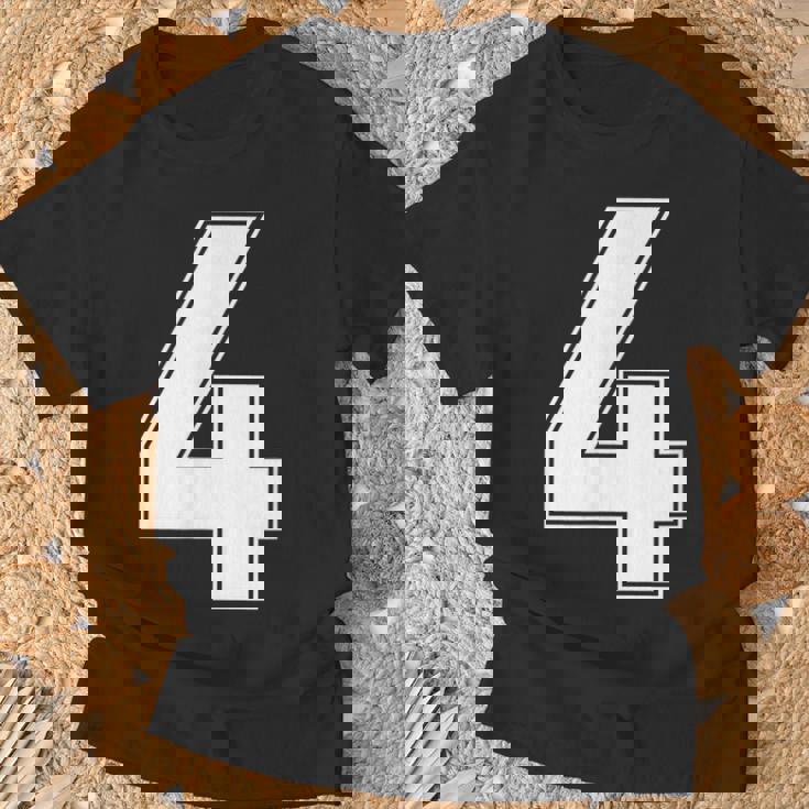 番号4 Fourports アスレチック チーム ジャージー バーシティ ユニフォーム Tシャツ 高齢者への贈り物