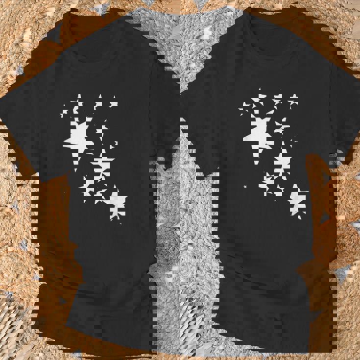 白い星 星柄 デザイン コスチューム ギフト 男性 女性 子供 Tシャツ 高齢者への贈り物