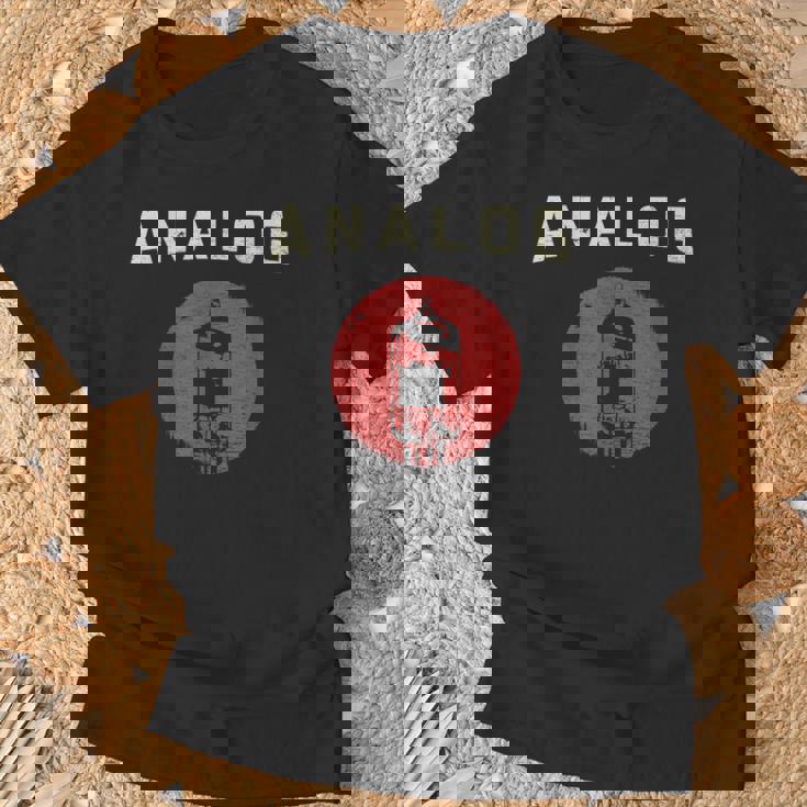 真空管 アンプ アナログ ヴィンテージ レトロ 80年代 Tシャツ 高齢者への贈り物