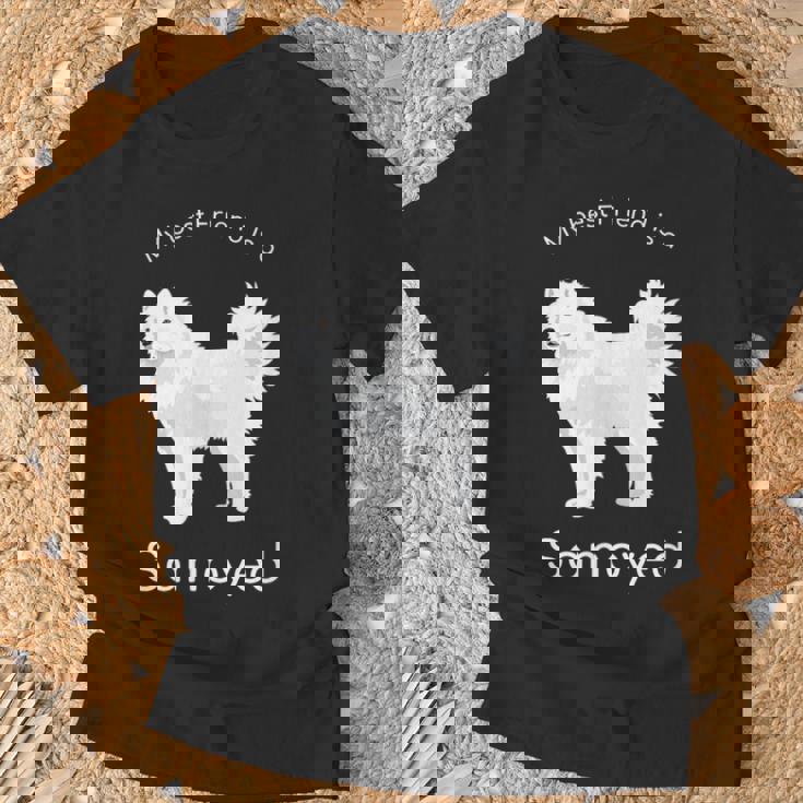 私の親友はサモエドです Tシャツ 高齢者への贈り物