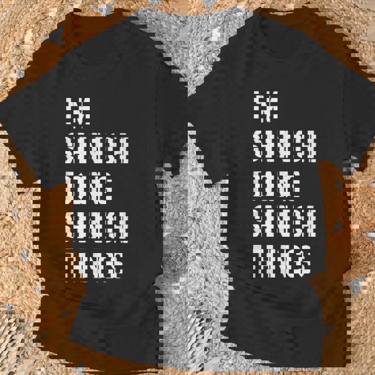 私はhinichiです。Shinichi が行うことを行う。 Tシャツ 高齢者への贈り物