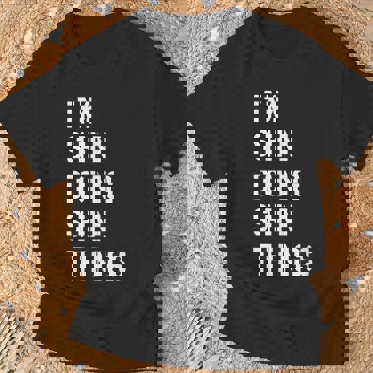 私はhinです。Shin が行うことを行う。 Tシャツ 高齢者への贈り物