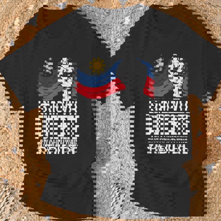 私はドゥテルテを支持します。私は何の理由もなくフィリピン人ではありません-無料prrd Tシャツ 高齢者への贈り物