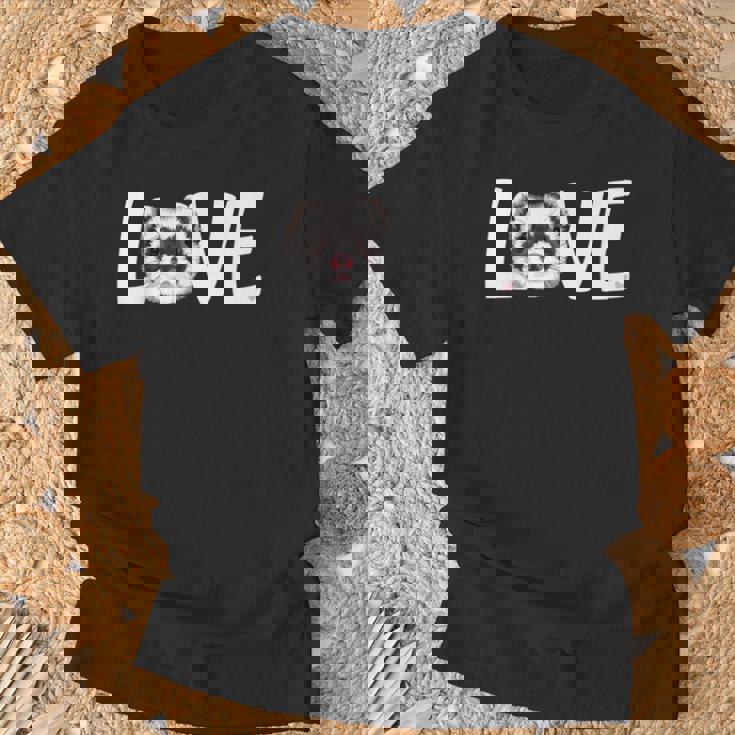 私はフェレットが大好きです Love Ferret Tシャツ 高齢者への贈り物