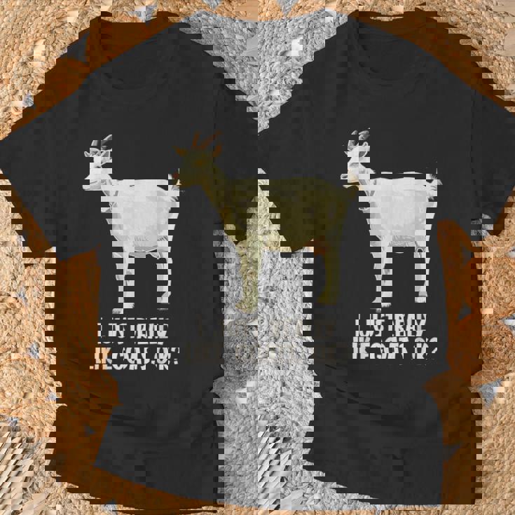 私は本当にヤギが好きです Tシャツ 高齢者への贈り物